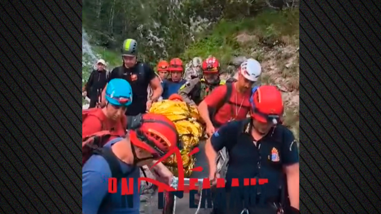 Διασώθηκε 66χρονη περιπατήτρια που τραυματίστηκε στον Όλυμπο, δείτε βίντεο