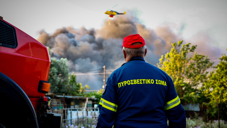 Φωτιά σε χαμηλή βλάστηση κοντά στον οικισμό Ξηρόβρυση στο Κιλκίς
