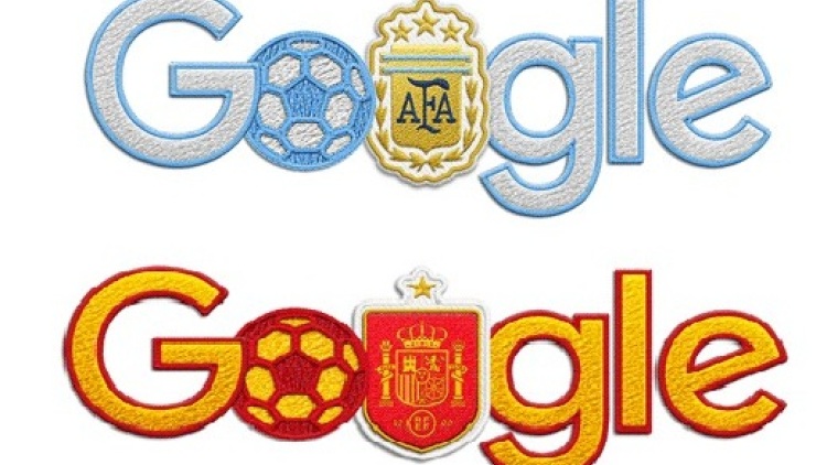 Google Doodle για τον τελικό του Μουντιάλ 2026: Στα χρώματα Αργεντινής και Ισπανίας η αρχική σελίδα