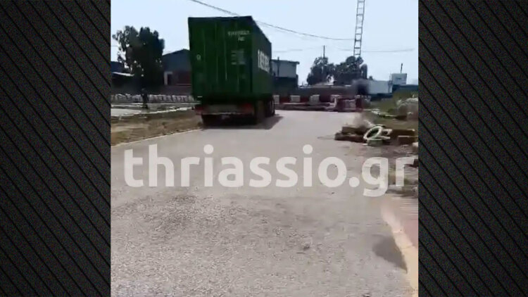 Φορτηγό στον Ασπρόπυργο έχασε τον έλεγχο και μπήκε σε πίστα καρτ, δείτε βίντεο
