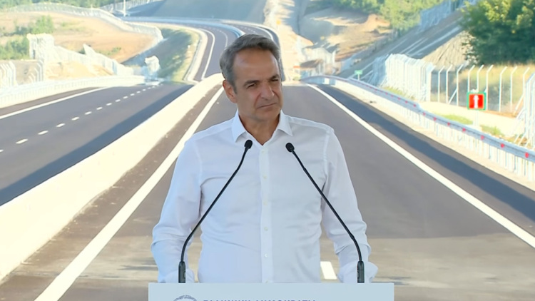 Μητσοτάκης στην τελετή παράδοσης του Ε-65: Η Ελλάδα της στασιμότητας, των ημιτελών έργων  ανήκει στο παρελθόν, το είπαμε και το κάναμε, δείτε live