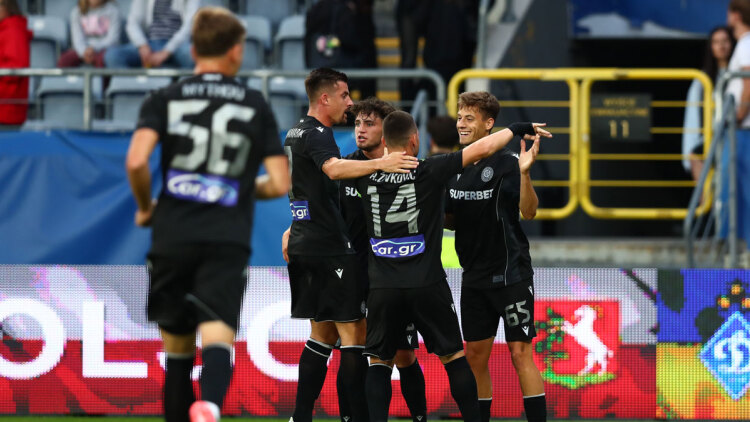 Ντινάμο Κιέβου - ΠΑΟΚ 2-3: Προβάδισμα πρόκρισης για τον «Δικέφαλο», δείτε τα γκολ 