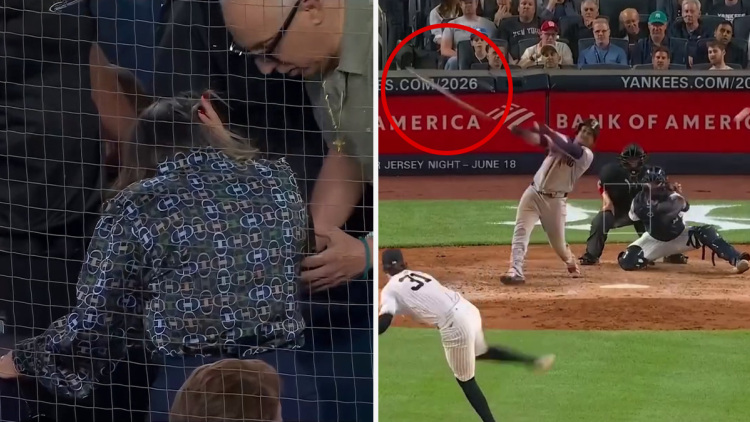 Μπαστούνι παίκτη των Yankees εκτοξεύτηκε στις εξέδρες και τραυμάτισε φίλαθλο στο κεφάλι, δείτε βίντεο

