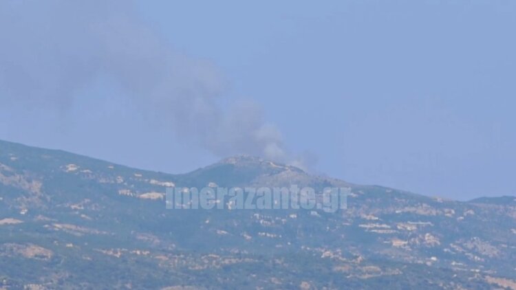 Φωτιά στην Ζάκυνθο στις Ελιές Βολιμών, ενεργοποιήθηκε το 112
