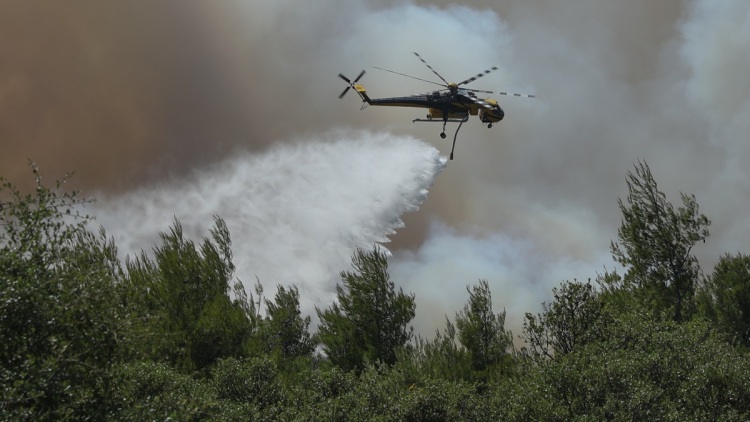 Πολύ υψηλός κίνδυνος πυρκαγιάς αύριο (12/8) σε Αττική, Πελοπόννησο, Στερεά, Αιγαίο και Ανατολική Μακεδονία και Θράκη