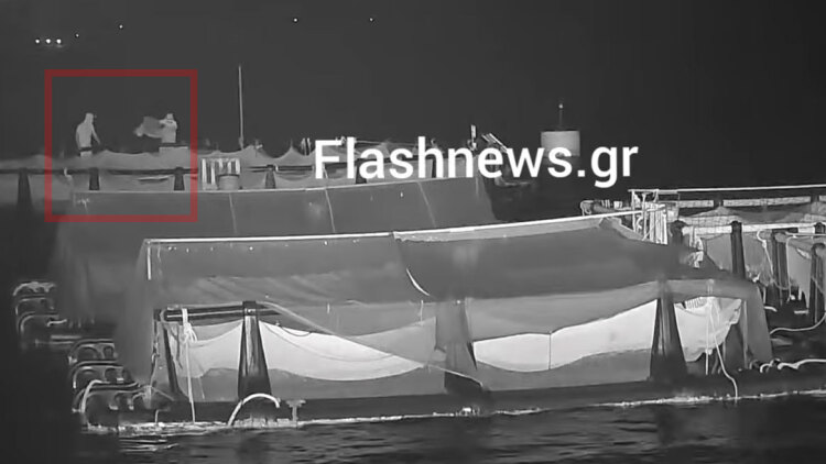 Βίντεο: Η στιγμή που οι δράστες κλέβουν ψάρια από την ιχθυοκαλλιέργεια στην Σούδα λίγο πριν τους συλλάβει το λιμενικό