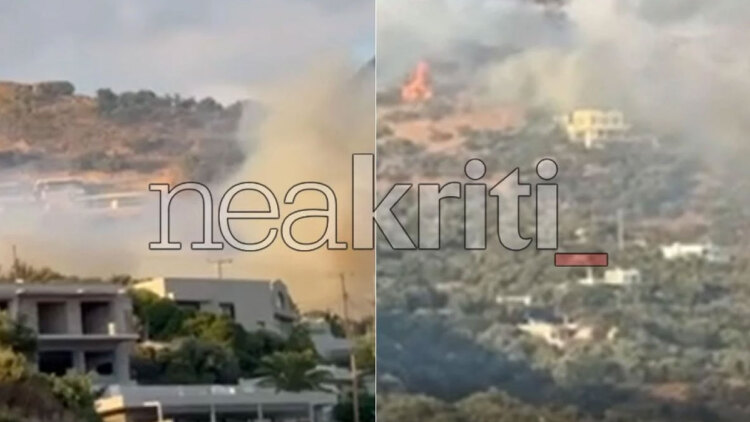 Φωτιά στον Πλακιά Ρεθύμνου: 112 για εκκενώσεις 2 περιοχών 