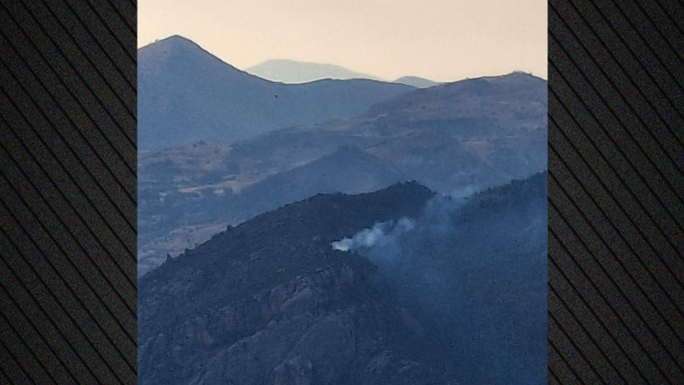Φωτιά από κεραυνό στους Ρωγούς Καλαβρύτων, σηκώθηκε ένα ελικόπτερο 