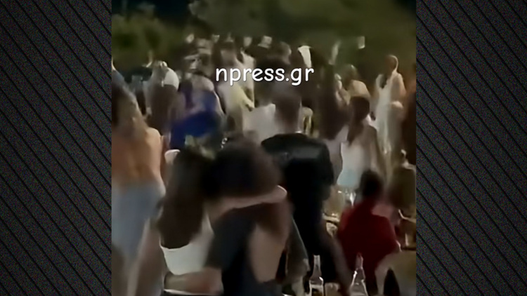 Άγριος καβγάς και ξύλο σε πανηγύρι στο Αντίρριο: Εκτοξεύτηκαν τραπέζια και καρέκλες, δείτε βίντεο 