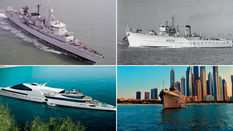 Super yachts με... παράσημα πολέμου: Τα στρατιωτικά πλοία που έγιναν πολυτελείς θαλαμηγοί 