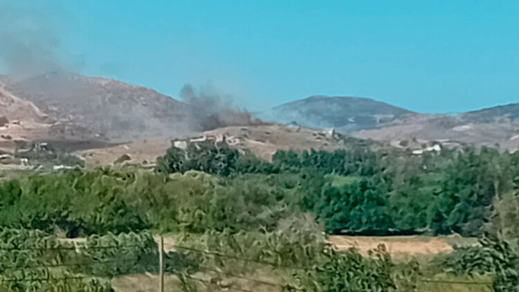 Φωτιά τώρα στην Κάρυστο, 112 για ετοιμότητα