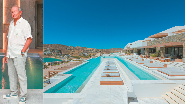 «Μετά το εξάστερο resort στη Μύκονο έρχονται κι άλλα project», λέει ο Αιγύπτιος επιχειρηματίας Ναγκίμπ Σαουίρις για την επένδυση των €100 εκατ.