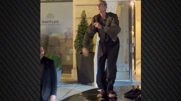 Η Σελίν Ντιόν ανέβηκε στο καπό αυτοκινήτου και χόρεψε ξυπόλυτη ενώ οι θαυμαστές της τραγουδούσαν, δείτε βίντεο