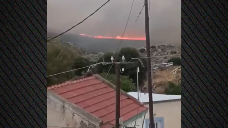 Φωτιά στον Χώνο Λασιθίου: 112 για ετοιμότητα σε πολλές περιοχές και εκκένωση στο Καρύδι, δείτε βίντεο