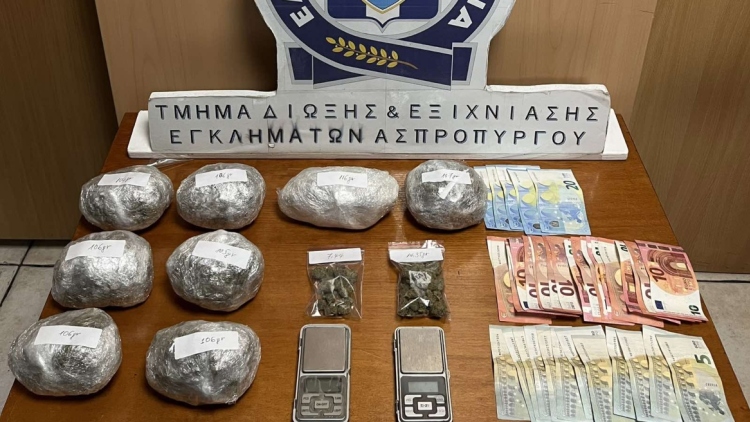 Δύο άτομα συνελήφθησαν για διακίνηση κάνναβης στην Αγία Βαρβάρα
