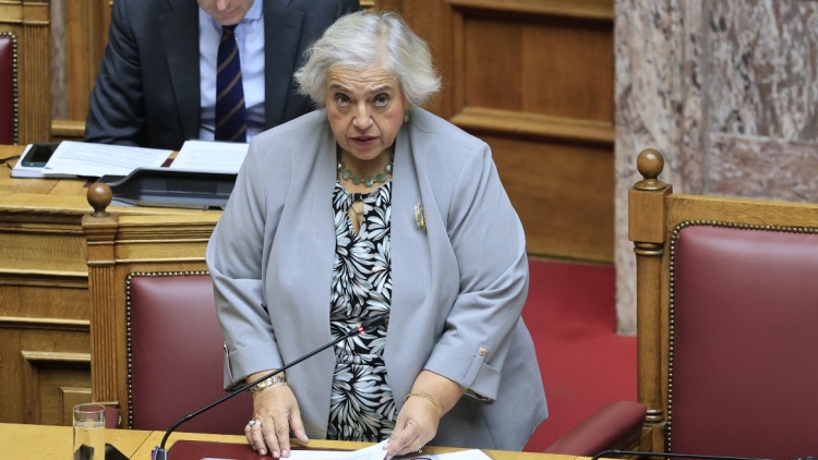 «Ζητάμε από τα Σκόπια να αφαιρέσουν αλυτρωτικές ή αναθεωρητικές διατυπώσεις από σχολικά βιβλία», είπε από τη Βουλή η υφυπουργός Εξωτερικών