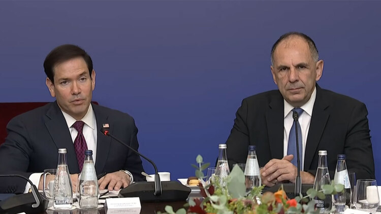 Ρούμπιο: Η Ελλάδα είναι πυλώνας σταθερότητας στην περιοχή - Γεραπετρίτης: Οι σχέσεις με τις ΗΠΑ έχουν γερά θεμέλια