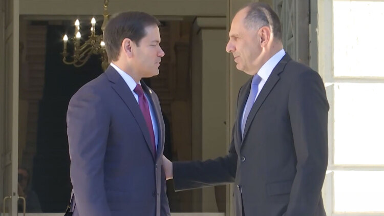 Στο υπ. Εξωτερικών ο Ρούμπιο: Αυτή την ώρα η συνάντηση με τον Γεραπετρίτη, λεπτό προς λεπτό η επίσκεψη του Αμερικανού ΥΠΕΞ στην Αθήνα