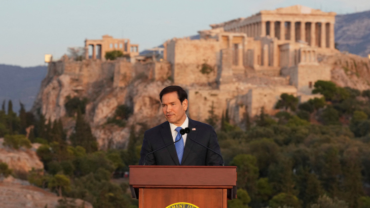 Μάρκο Ρούμπιο από την Πνύκα: Η Ελλάδα υπόδειγμα συμμάχου, οι αναφορές στην Αθηναϊκή Δημοκρατία, σε Πλάτωνα και Αριστοτέλη