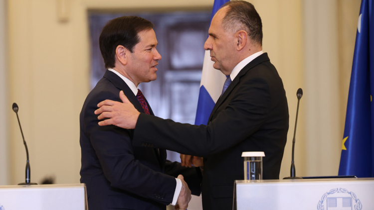 Γεραπετρίτης: Τα F-35 αναδεικνύουν τη σταθερή αμυντική σχέση μας - Ρούμπιο: Σπουδαίος σύμμαχος η Ελλάδα, απόλυτη αφοσίωση στην ενεργειακή συνεργασία των δυο χωρών

