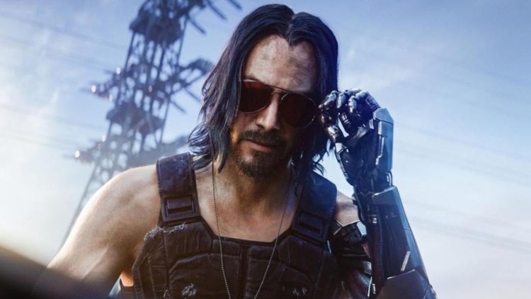 Στη μεγάλη οθόνη το βιντεοπαιχνίδι Cyberpunk 2077 με τον χαρακτήρα που βασίστηκε στον Κιάνου Ριβς