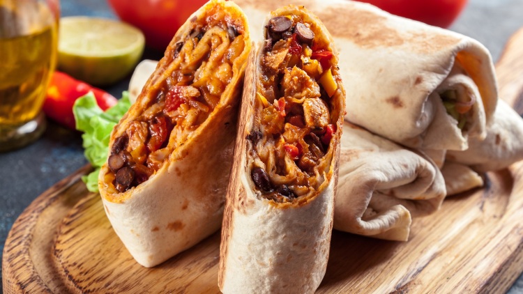 Burritos με τορτίγια

