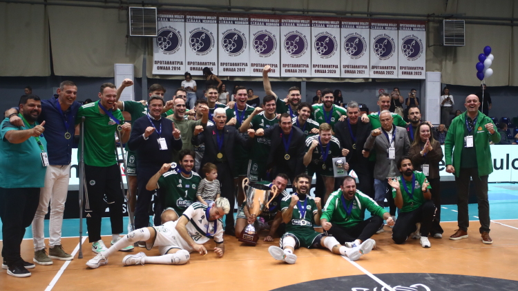 Super Cup βόλεϊ ανδρών: Ο Παναθηναϊκός 3-0 τον Φλοίσβο και αναδείχθηκε υπερπρωταθλητής, δείτε βίντεο
