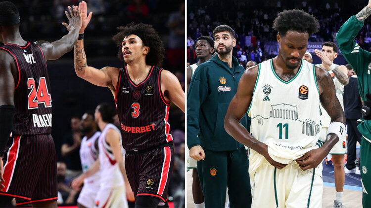 EuroLeague: Η νίκη του Ολυμπιακού επί της Αρμάνι και η ήττα του Παναθηναϊκού από την Εφές τους έφεραν συγκάτοικους στην κορυφή 