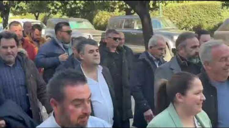 Αντιπροσωπεία αγροτών στο Μέγαρο Μαξίμου