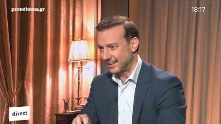 Ο πρόεδρος του ΕΟΦ, Σπύρος Σαπουνάς, στο Direct