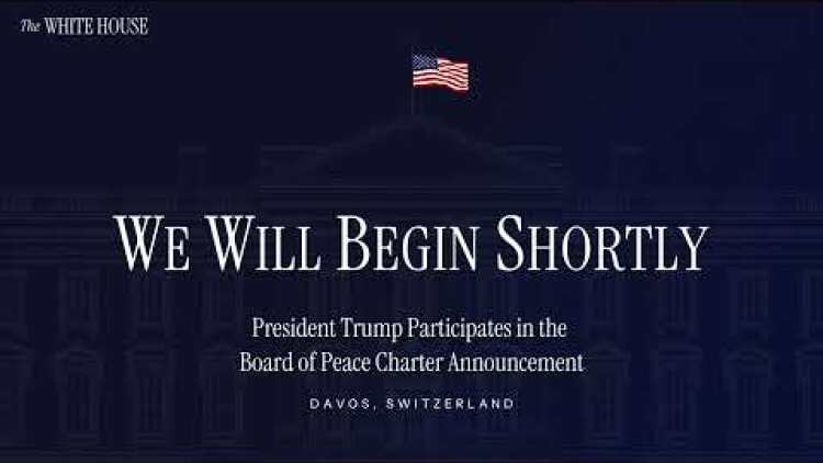President Trump Participates in the Board of Peace Charter Announcement