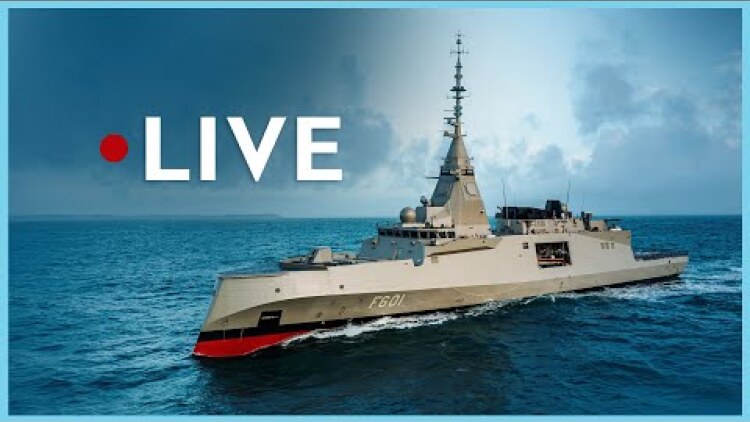 Tελετή υποδοχής της πρώτης φρεγάτας Belharra «ΚΙΜΩΝ»