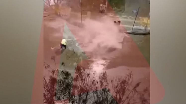 Έσκασε αγωγός νερού στη Θεσσαλονίκη, τέσσερις τραυματίες, δείτε βίντεο
