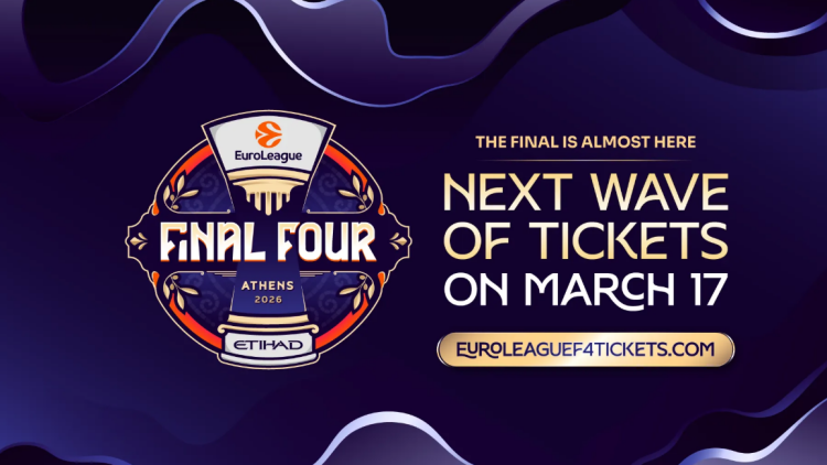 Euroleague: Στις 17 Μαρτίου η τρίτη φάση διάθεσης εισιτηρίων για το Final 4 της Αθήνας