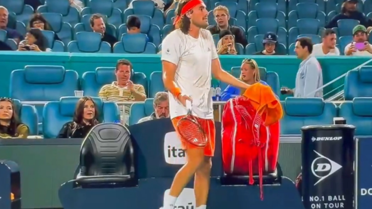 Τα νεύρα του Τσιτσιπά με τον διαιτητή στην ήττα του με 0-2 από τον Φίς στο Miami Open: «Θα έπρεπε να ντρέπεσαι για τον εαυτό σου»