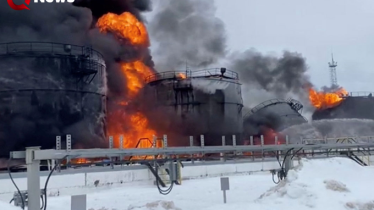 Ουκρανικά drones έπληξαν τη νύχτα το ρωσικό διυλιστήριο NORSI 
