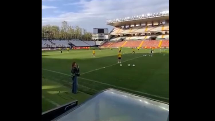 Η προπόνηση της ΑΕΚ στο Βαγιέκας πριν τον ιστορικό προημιτελικό με την Ράγιο Βαγιεκάνο, βίντεο