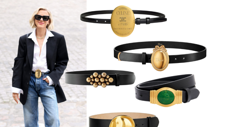 Ζώνες με εντυπωσιακές αγκράφες: Το styling trick των πιο κομψών εμφανίσεων της σεζόν
