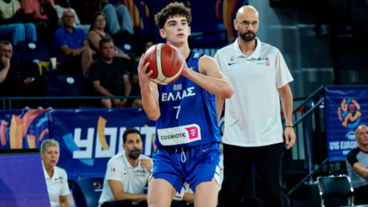 Με double-double του Σπανούλη στα προημιτελικά του Eurobasket U-16 η Ελλάδα, 83-78 τη Σλοβενία 