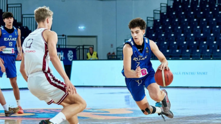Eurobasket U16: Ήττα για την Εθνική παίδων 92-80 από τη Λετονία και έμεινε εκτός 4αδας 