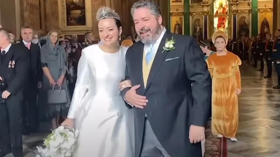 Ιστορικός γάμος στην Αγία Πετρούπολη: Ο τελευταίος απόγονος των Ρομανώφ παντρεύτηκε την κόρη Ιταλού διπλωμάτη