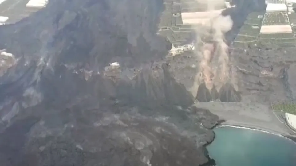 Ποτάμια λάβας στη θάλασσα μετά τη νέα έκρηξη του ηφαιστείου της Λα Πάλμα – Δείτε βίντεο