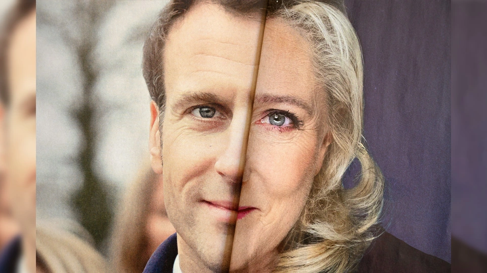 Γαλλικές εκλογές: Τι δείχνει το πρώτο exit poll για τα ποσοστά Μακρόν και Λεπέν