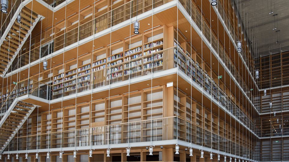 Η καινούργια στέγη της Εθνικής Βιβλιοθήκης