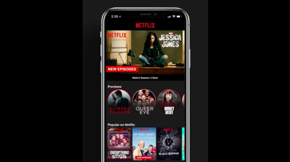 Netflix: Από τον Απρίλιο έρχονται τα video previews στο κινητό
