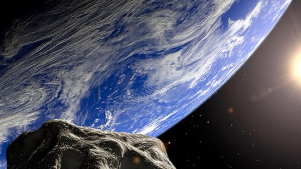 Artist-s-concept-of-an-asteroid-near-Earth