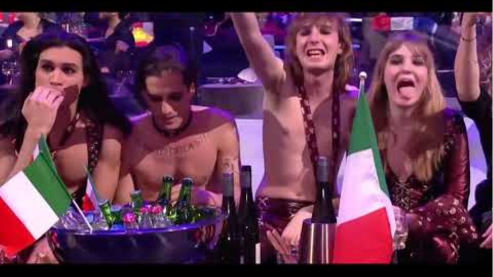 "I don't use drugs" - MANESKIN - Damiano RESPONDS on taking DRUGS at Eurovision 2021 winner 4K ITALY
