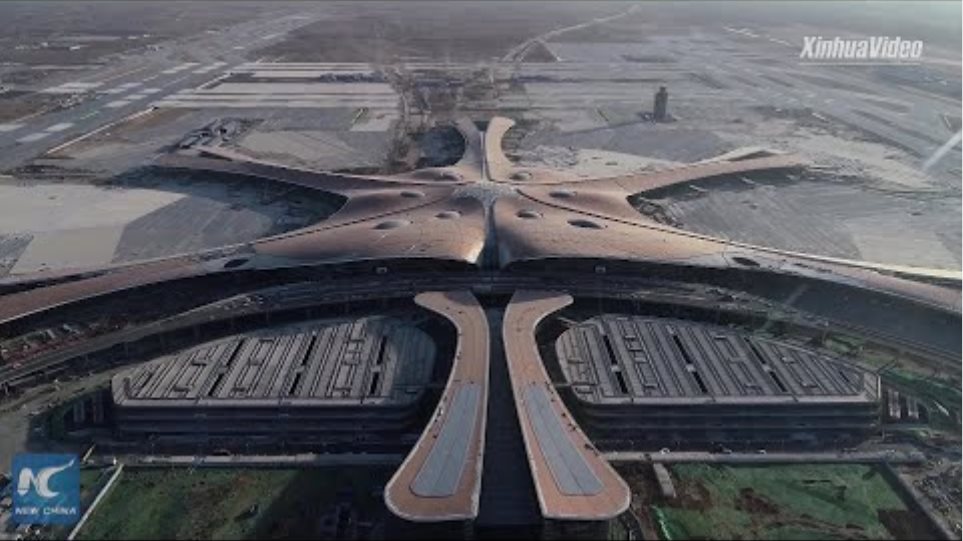 China's newly-built Beijing Daxing International Airport officially put into operation