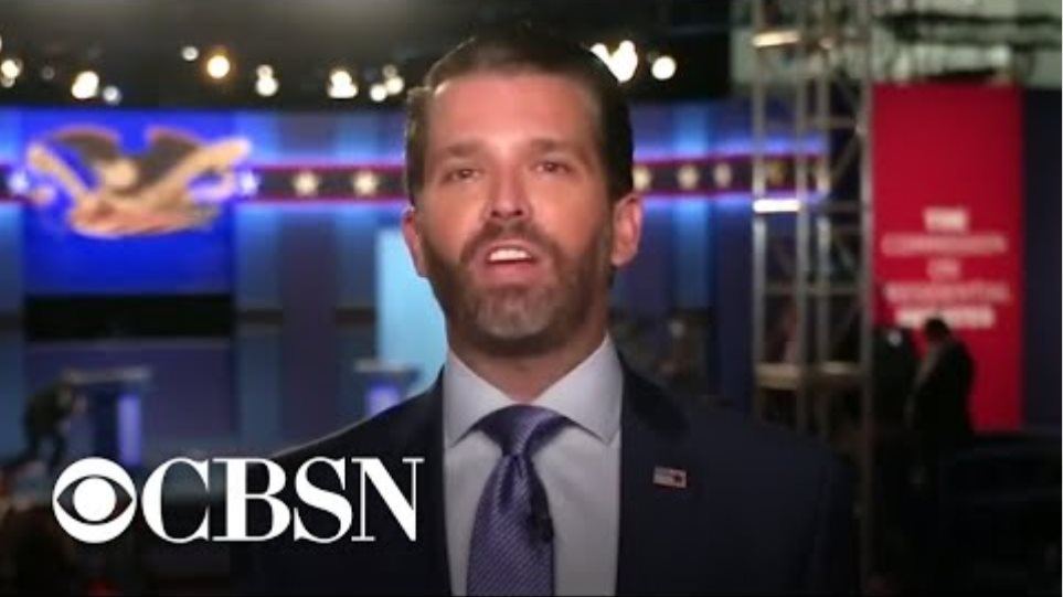 Donald Trump Jr. explains President Trump's debate stance by saying he's "a fighter"