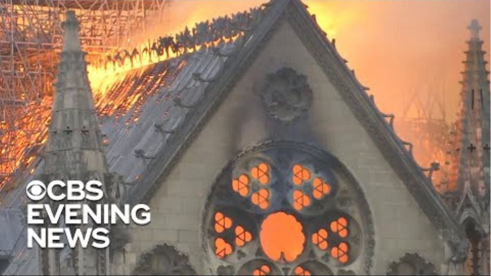 Notre Dame cathedral suffers extensive damage in massive blaze